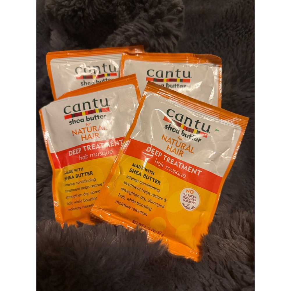 Cantu‎ Shea Butter Deep Treatment Hair Masque for Natural Hair Pack of 4